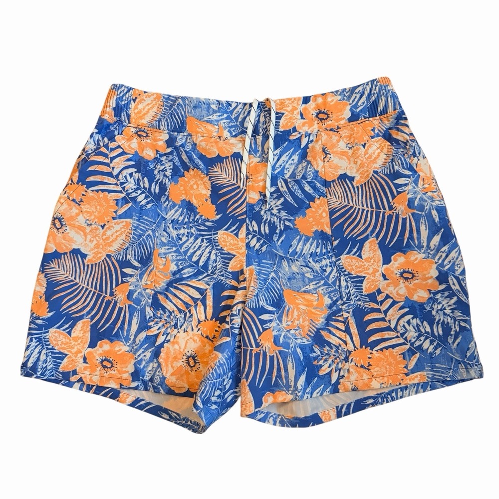 Columbia Sportswear Womens PFG Shorts M Quick Dry Stretch Pockets Island Floral - Picture 1 of 9